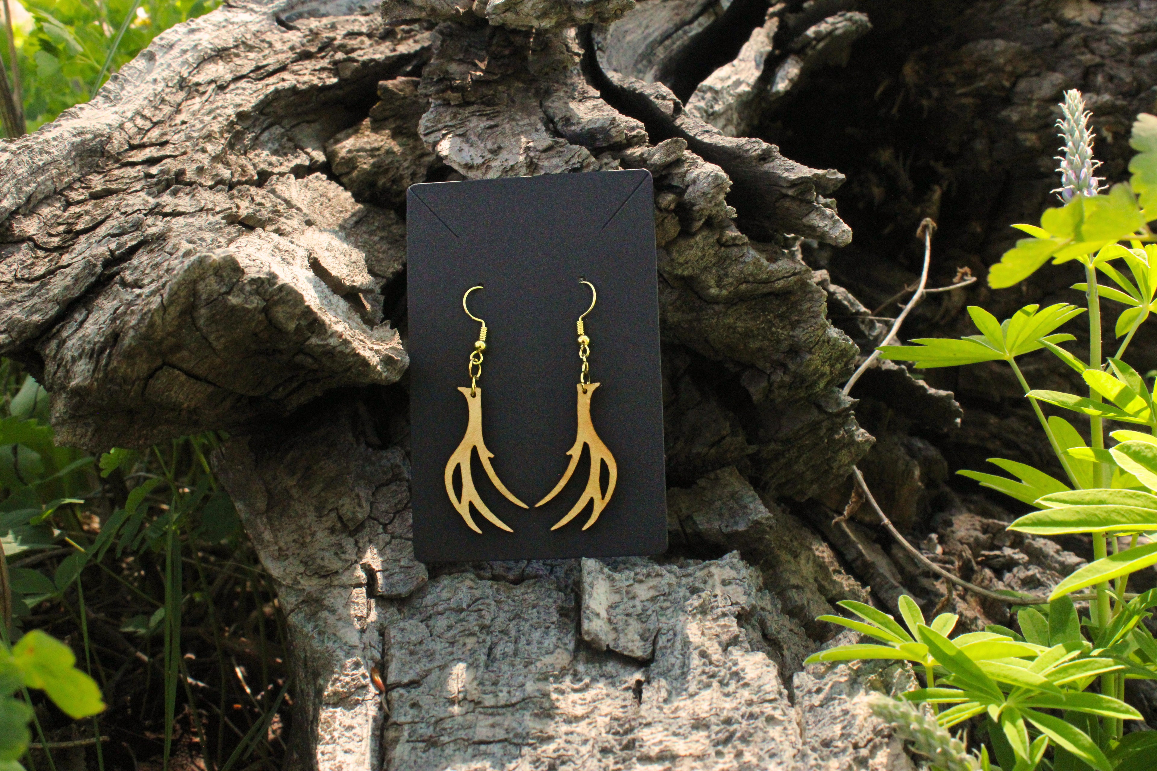 Wooden Stag Antlers
