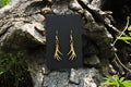 whitetail deer antler earrings