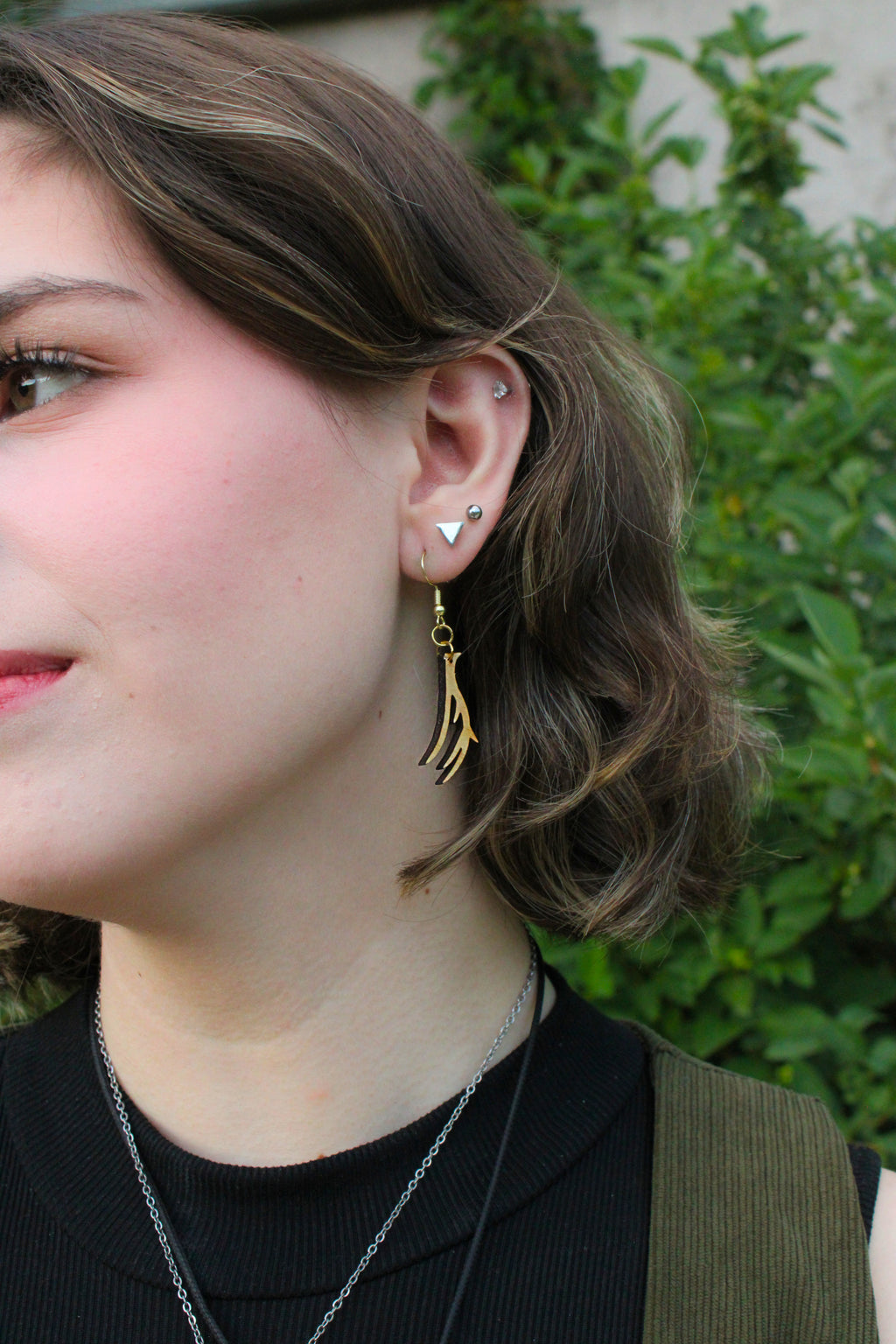 Deer Wooden Earrings