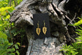 Oak Leaf Wooden Earrings